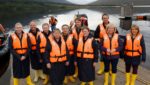 French fishmongers visit Scottish salmon farms