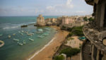 View of Mogadishu fishing harbor from the Aruba Hotel