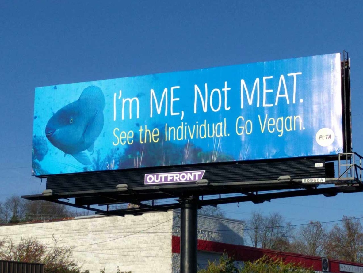 PETA billboards attack US seafood chains - Undercurrent News