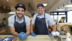 Miller's Fish and Chips in Haxby, North Yorkshire. Pictured are Nick, left and David Miller.