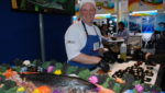 Chef at Camanchaca's Pier 33 Gourmet stand