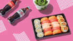 Yo Sushi salmon