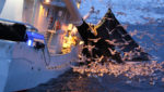 Vessel fishing for herring in Kaldfjord, Tromso, Norway. Credit: Alessandro De Maddalena/Shutterstock.com
