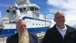 Tokatu skippers Rex Chapman (left) and Stephan Fridell. Credit; Seafood New Zealand