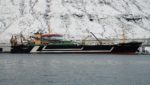 The Annelies Ilena GDY-151 docked in the Faroes. Credit: Vonin