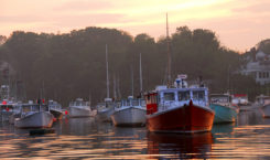 Fishing boats moored in Perkins Cove, Maine, US. Credit: Elena Elisseeva/Shutterstock.com