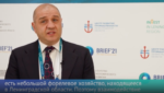 Alexander Starobinsky, the general director and main shareholder of Russian processor ROK-1. Credit: Rutube video