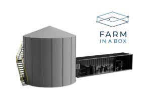  Farm in a Box is a prefabricated, scalable aquaculture system that Aquafounders say will disrupt land-based fish farming.