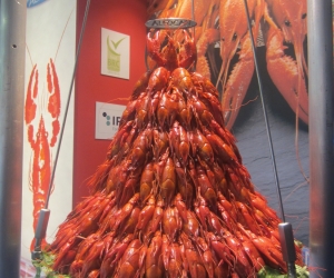 Spain's Alfocan also caught our eye with its lobster tower....